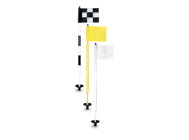 Tourn. Jr. Pract. Green Marker, Red&Wht With Red&Wht Flag, set of 9 PA9112-9
